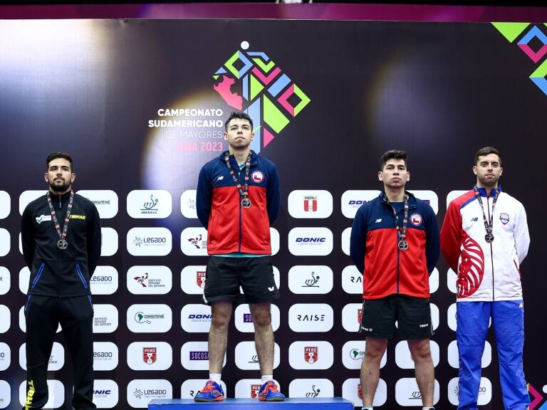 Chile logra ocho medallas en el Sudamericano de Tenis de Mesa
