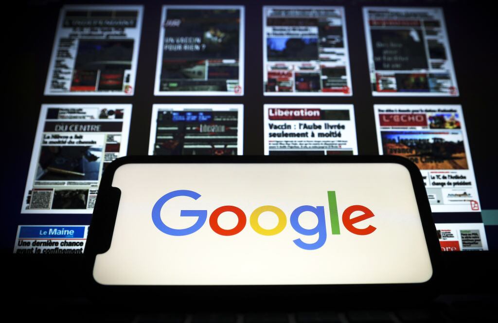 Imagen referencial de la disputa entre medios de comunicación y Google