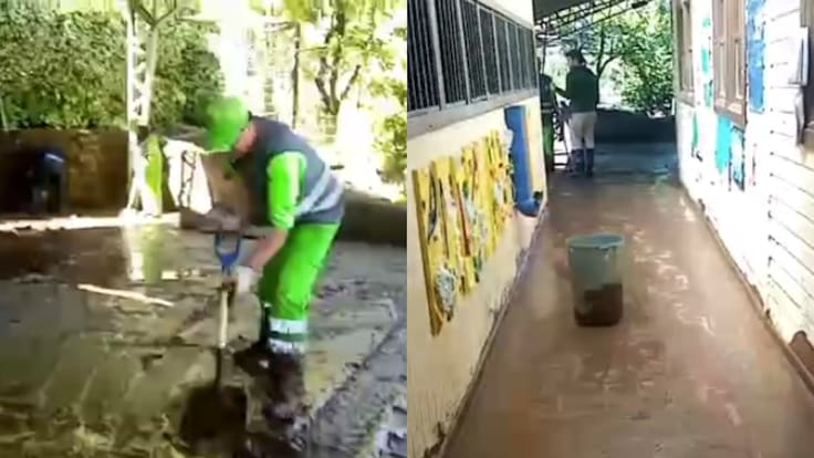 “La pérdida es gigante”: colegio de Lo Barnechea suspende clases tras sufrir daños por inundación