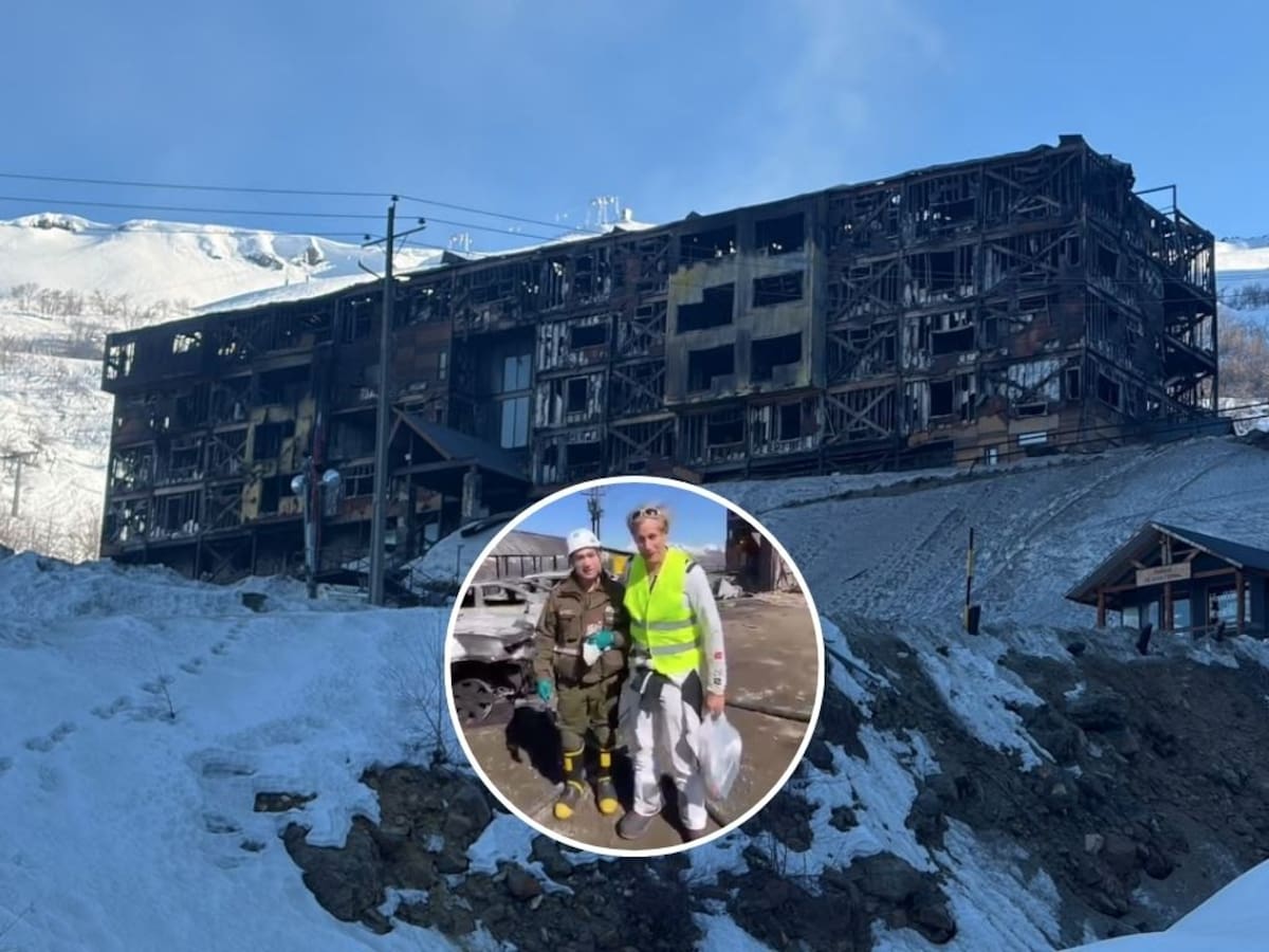 La inesperada suerte de turista estadounidense tras incendio en Nevados de Chillán: encontró sus documentos personales