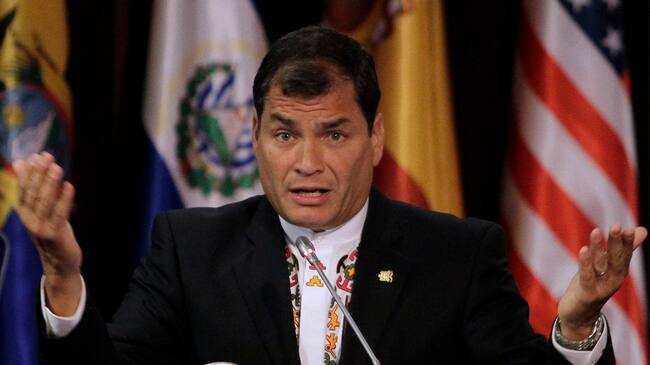 Rafael Correa, expresidente de Ecuador