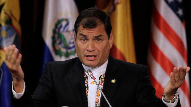 Rafael Correa, expresidente de Ecuador