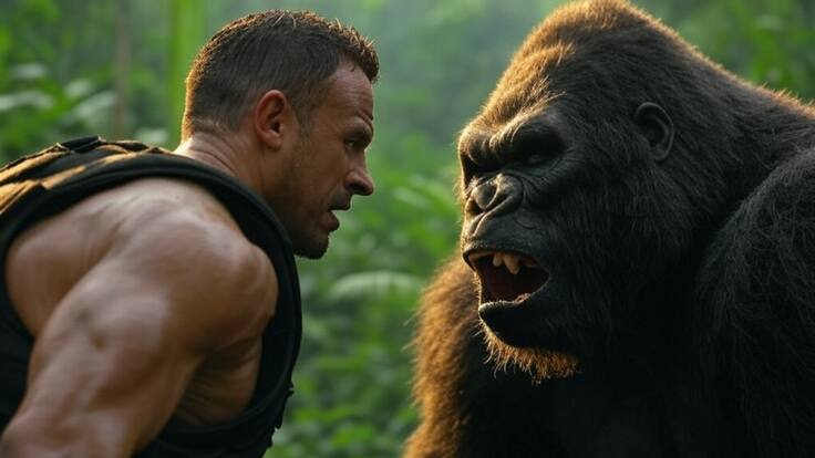 ¿Quién ganaría en una pelea, 100 hombres o un gorila? Esta es la nueva tendencia que genera debate en redes sociales