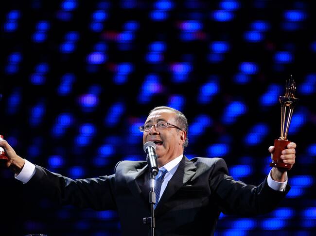 Hermogenes Conache en la primera noche del Festival de Viña del Mar 2013.