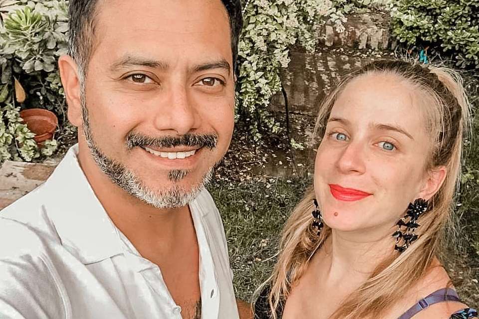 Pedro Ruminot y Alison Mandel