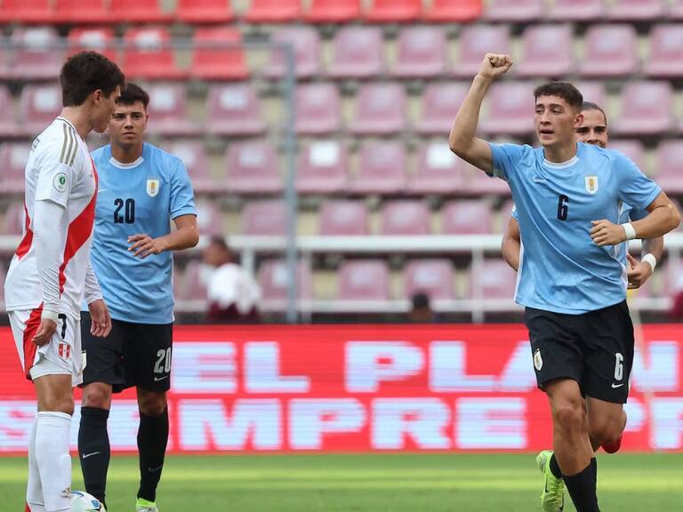 Uruguay se impone con claridad sobre Perú y asegura su acceso al hexagonal final del Sudamericano sub-20