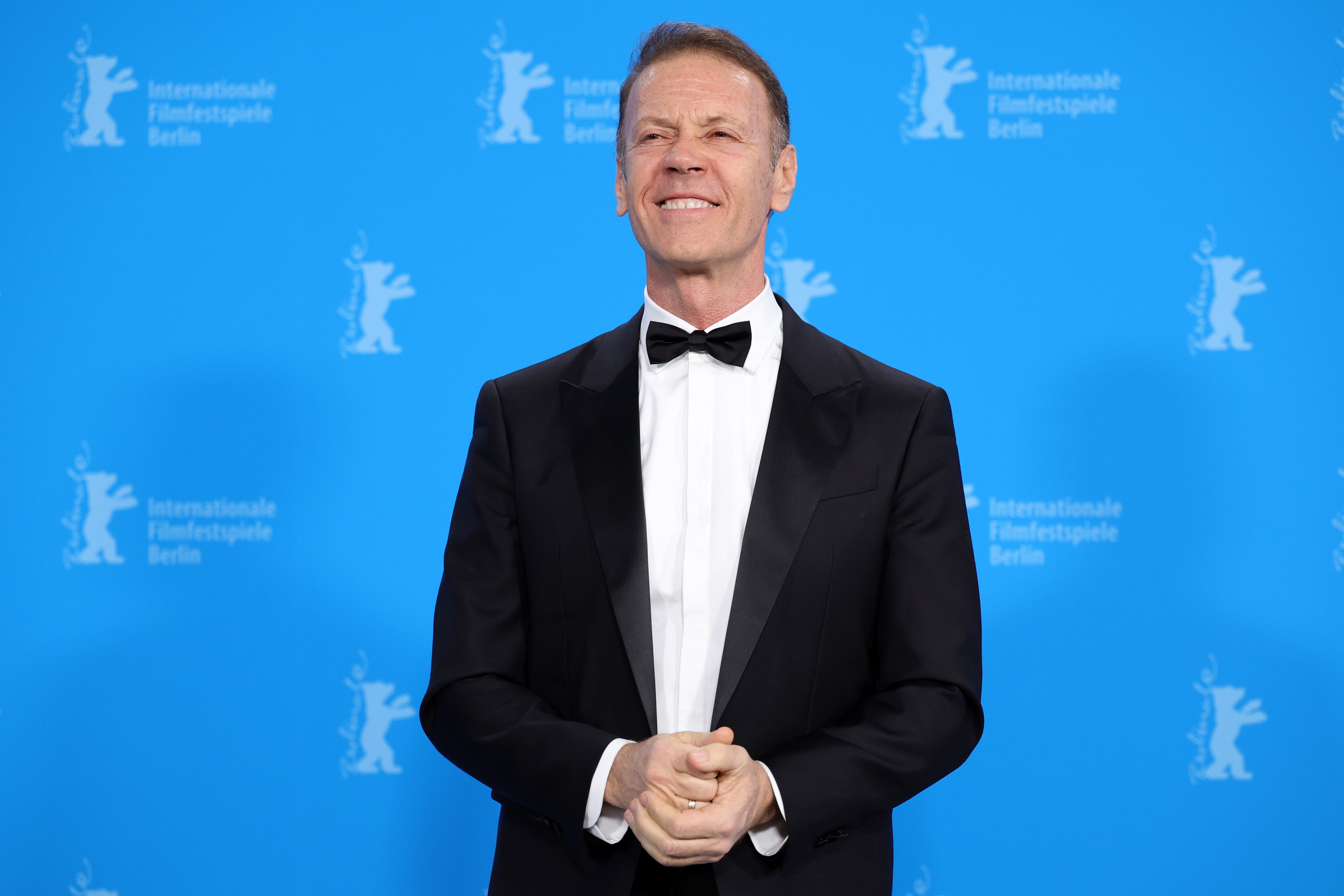Rocco Siffredi posa en el photocall 'Supersex' durante el 74º Festival Internacional de Cine de Berlín / Getty Images