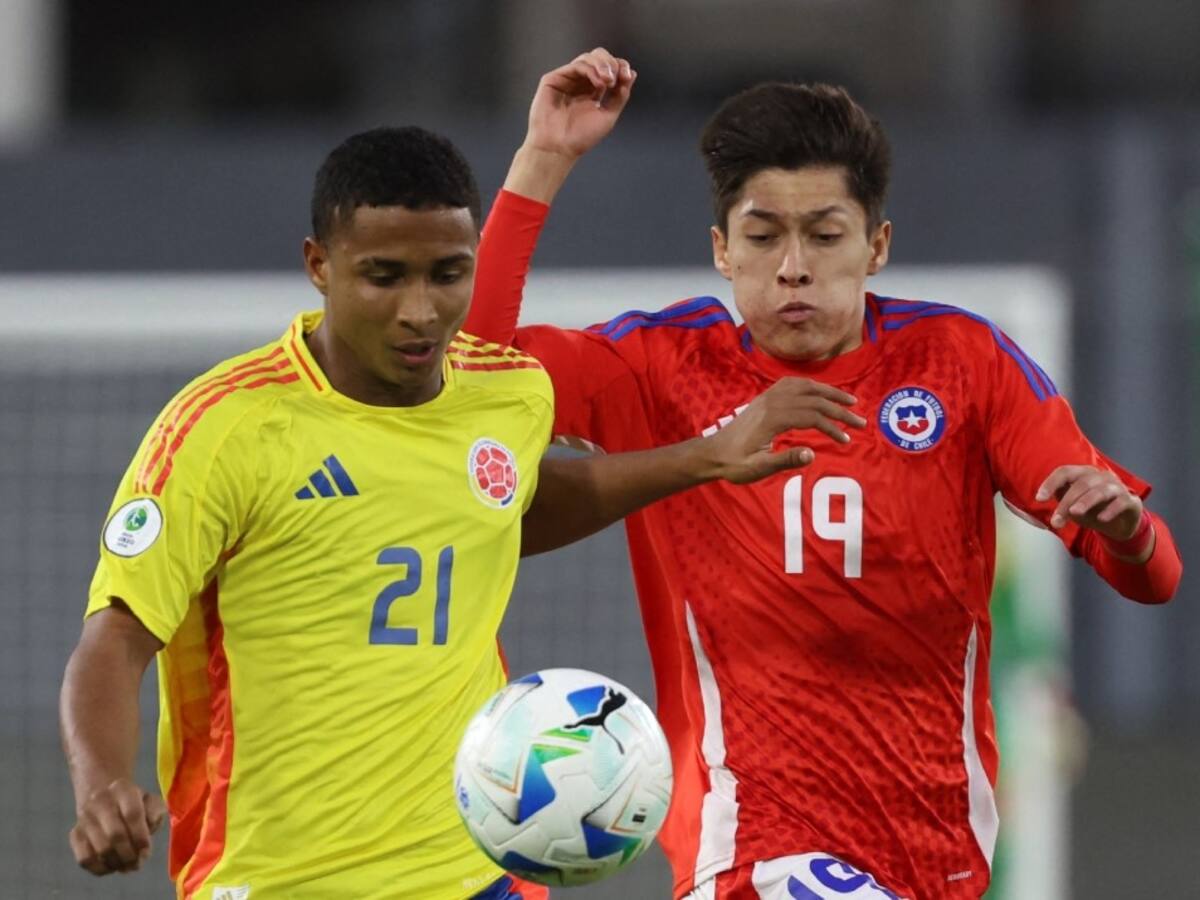 Colombia sacó sus credenciales y clasificó al Mundial Sub 20 derrotando a Chile