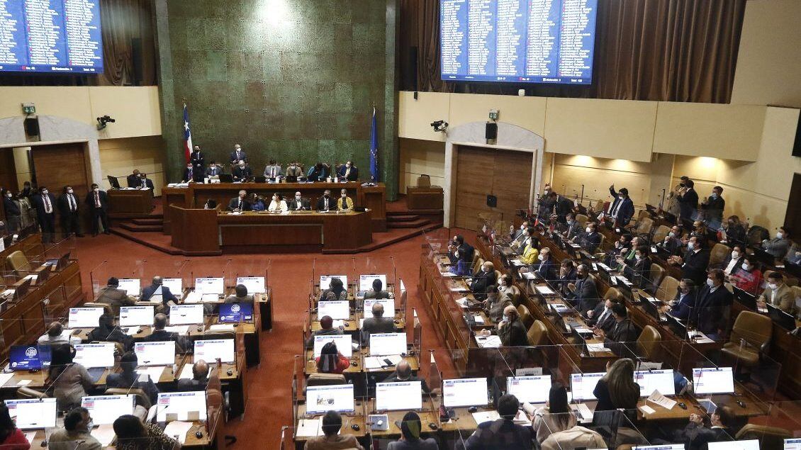 13 DE JULIO DE 2022/VALPARAISOVista general de la Sesión de la Cámara de Diputados, que discute una nueva solicitud del Presidente de la República para extender el Estado de Excepción Constitucional en la Macrozona Sur.
FOTO: LEONARDO RUBILAR CHANDIA/AGENCIAUNO