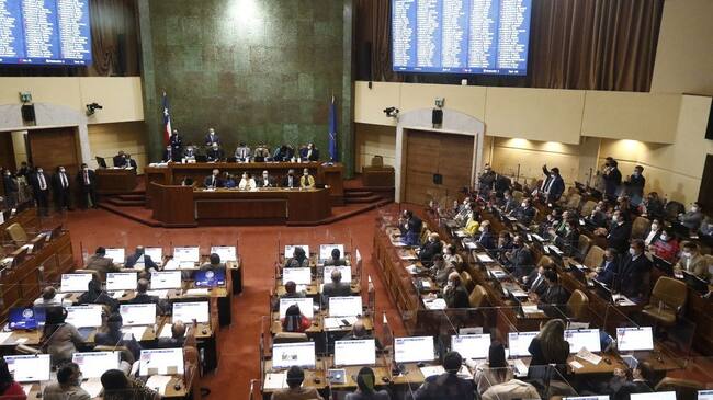 13 DE JULIO DE 2022/VALPARAISOVista general de la Sesión de la Cámara de Diputados, que discute una nueva solicitud del Presidente de la República para extender el Estado de Excepción Constitucional en la Macrozona Sur.
FOTO: LEONARDO RUBILAR CHANDIA/AGENCIAUNO