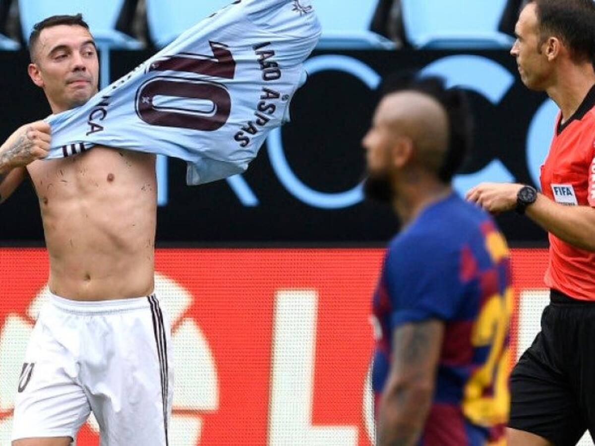 Iago Aspas acusó a Arturo Vidal de intentar distraerlo: «Me dijo que la iba a tirar fuera»