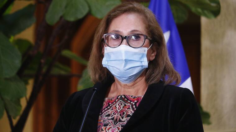 28 DE JULIO DE 2020/VALPARAISOLa presidenta de la Corporacion, Adriana Munoz, ofrece un punto de prensa en el Senado.
FOTO: LEONARDO RUBILAR CHANDIA/AGENCIAUNO