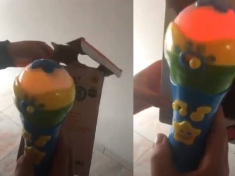 Mujer compró micrófono de juguete para su sobrina de 12 meses y contenía ordinario mensaje
