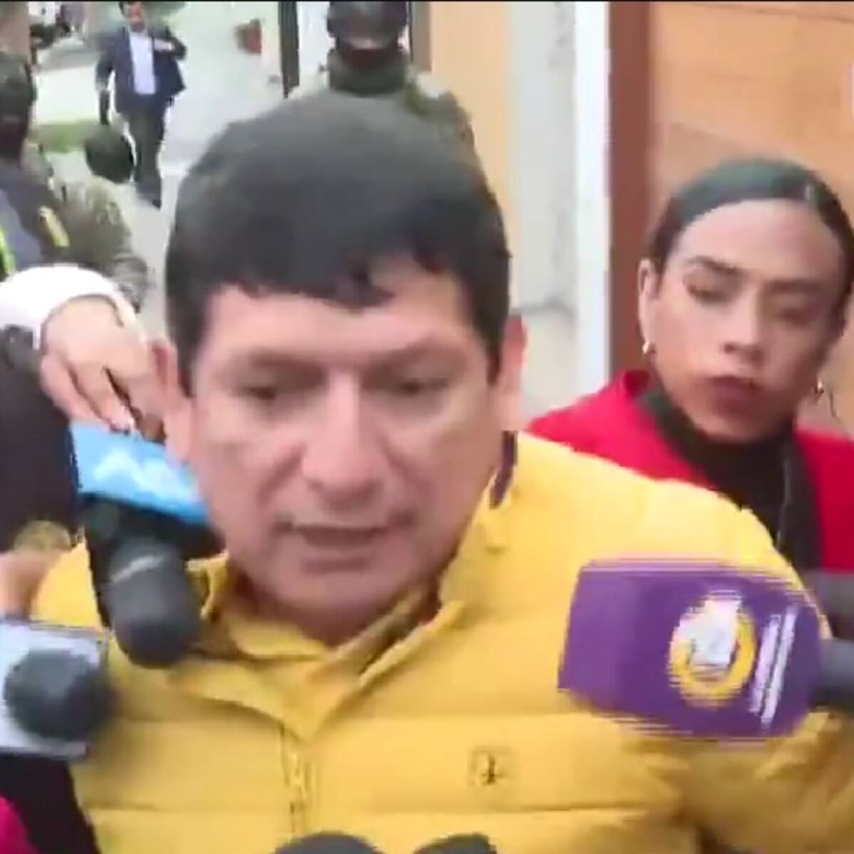 La reacción del presidente de la Federación Peruana de Fútbol tras ser detenido por la policía: caótico momento