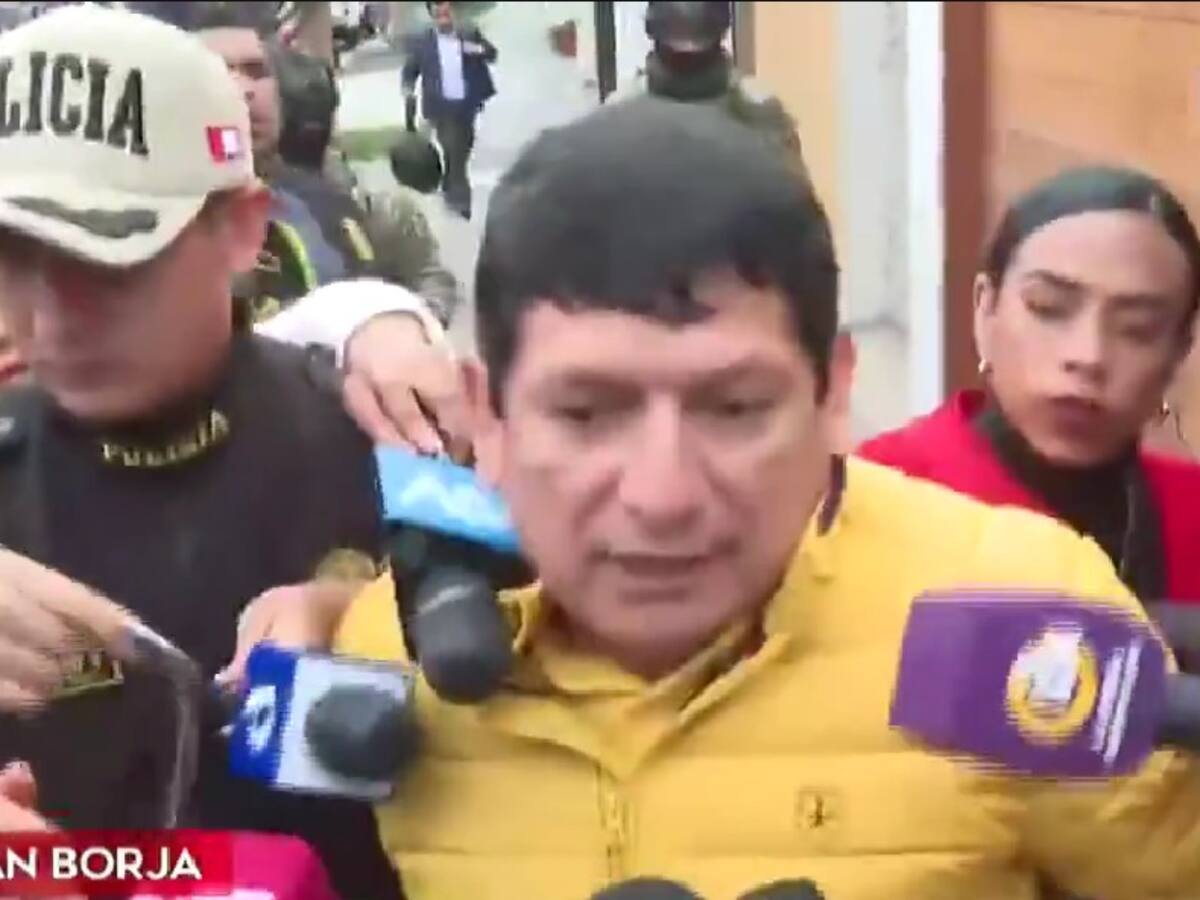 La reacción del presidente de la Federación Peruana de Fútbol tras ser detenido por la policía: caótico momento