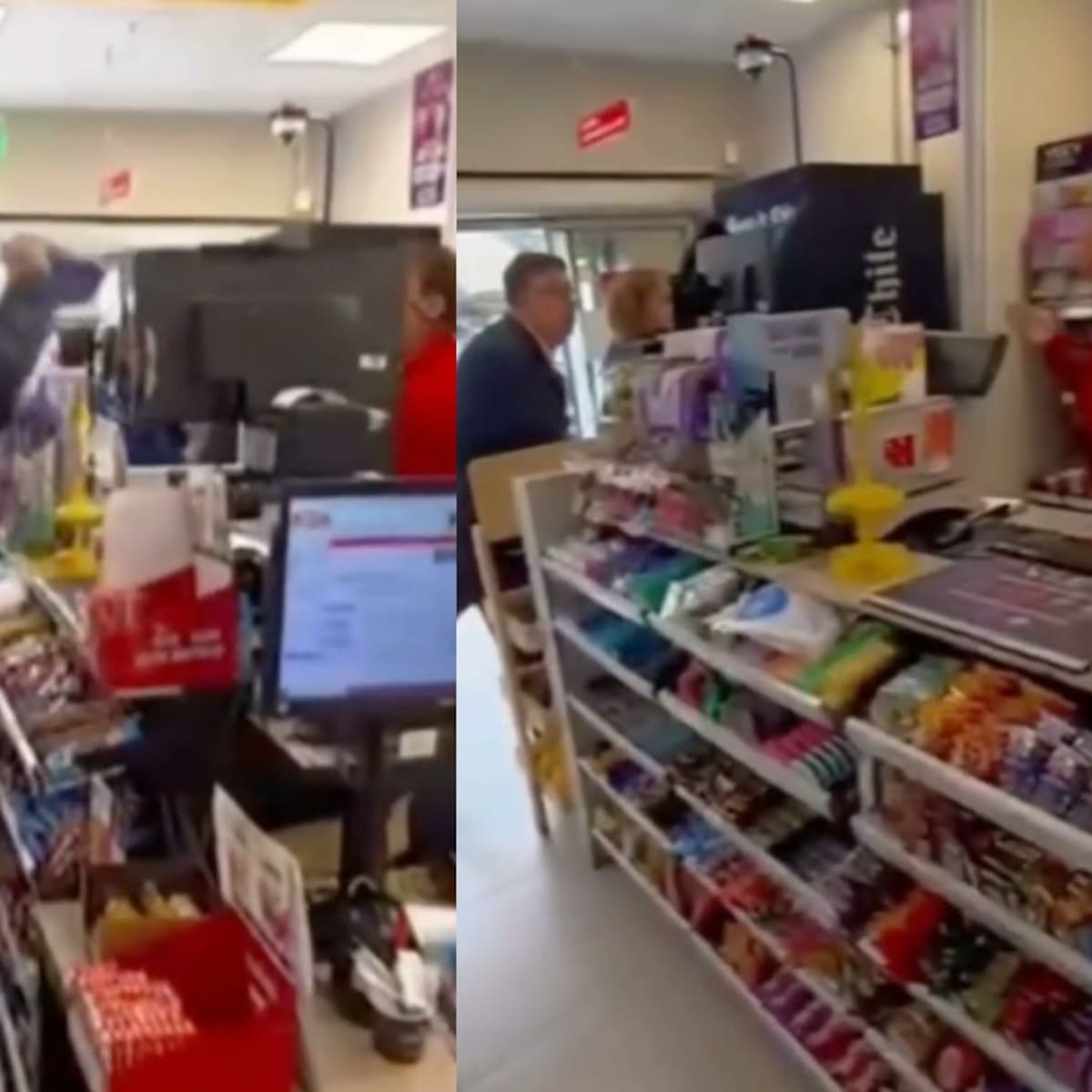 Con insultos xenófobos y escupos: captan agresión contra trabajadora de OXXO en Las Condes