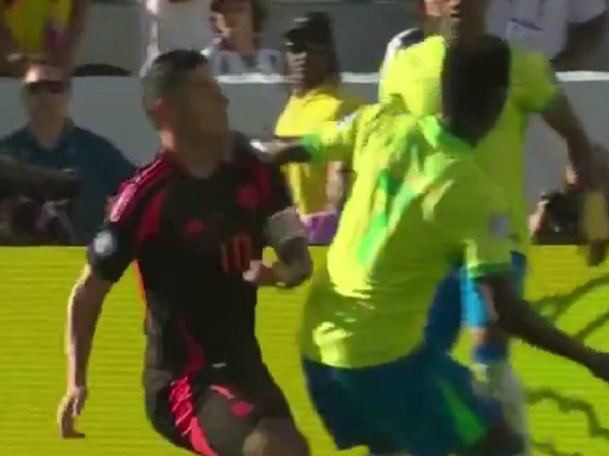 Brasil sufre dura noticia ante Colombia: Vinicius Junior queda suspendido para los cuartos de final de la Copa América