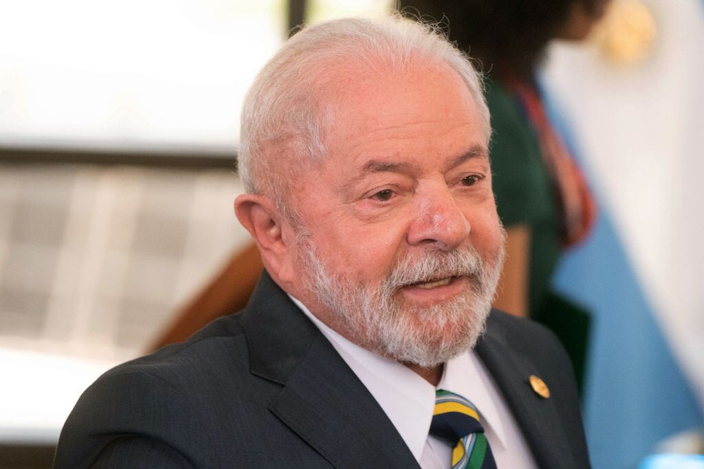 El presidente de Brasil Luiz Inacio Lula Da Silva en el Celac en Argentina