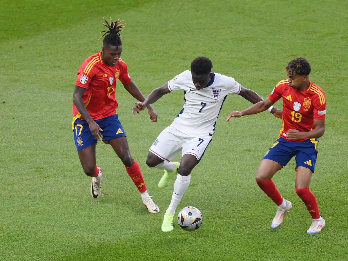 Inglaterra consigue el empate ante España en la final de la Eurocopa 2024