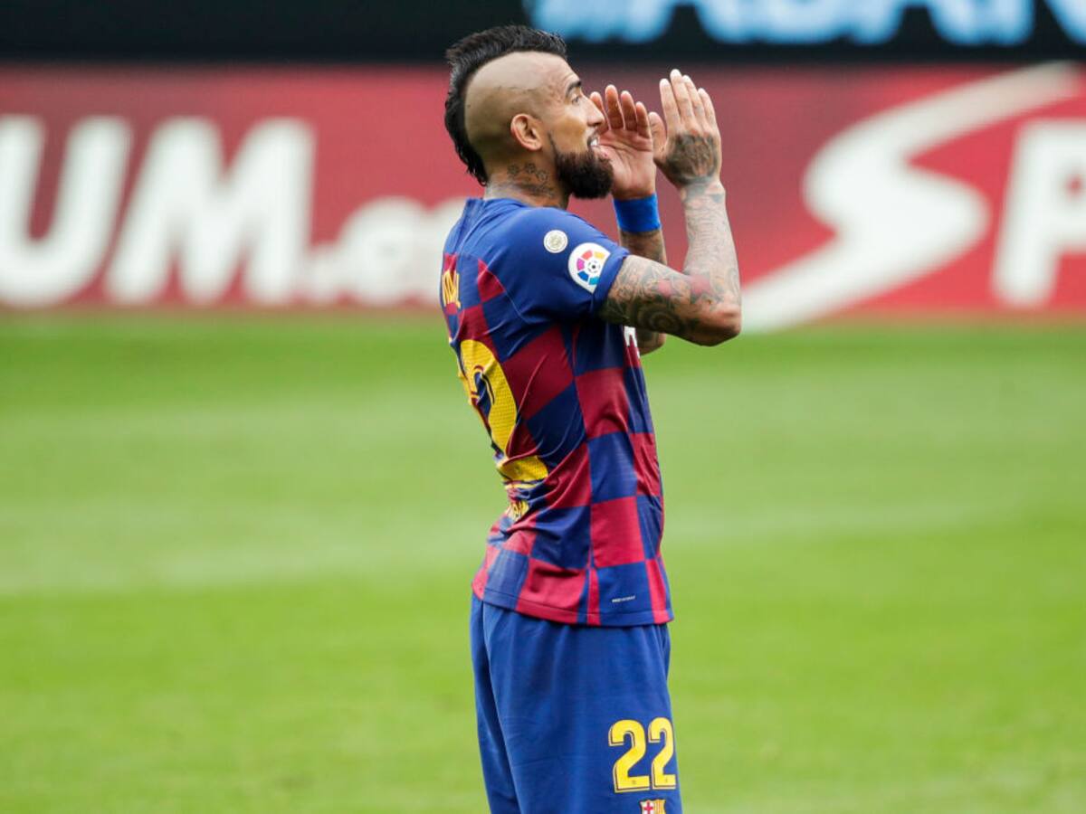 «Gracias y mucha suerte»: La escueta despedida del FC Barcelona para Arturo Vidal