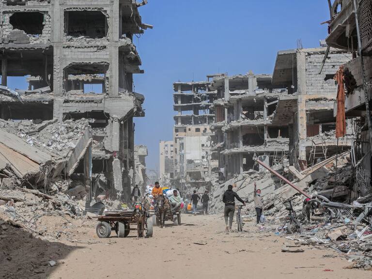 Getty Images | Destrucción en la Franja de Gaza tras los ataques de Israel