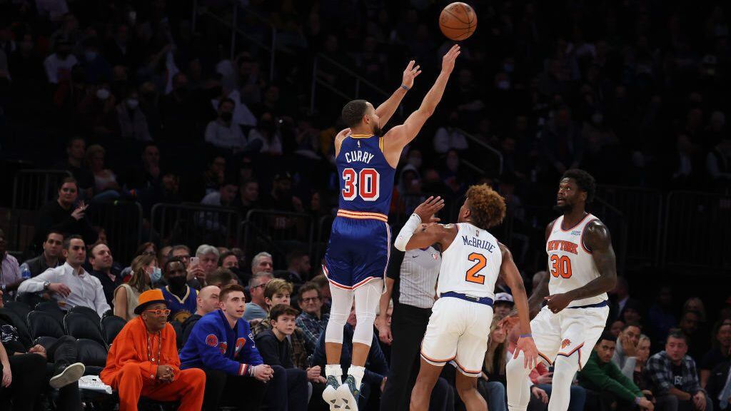 Stephen Curry récord triple