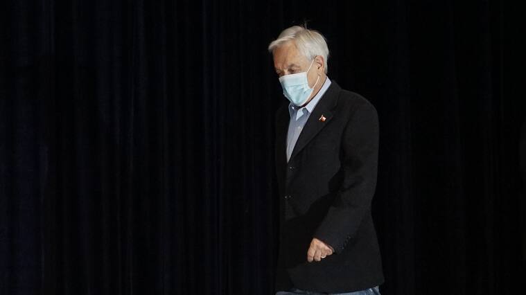 18 de julio de 2021/SANTIAGOPresidente Sebastián Piñera llegó hasta el colegio Juan Pablo II de Las Condes para votar en las primarias presidenciales
FOTO: FRANCISCO CASTILLO/AGENCIAUNO