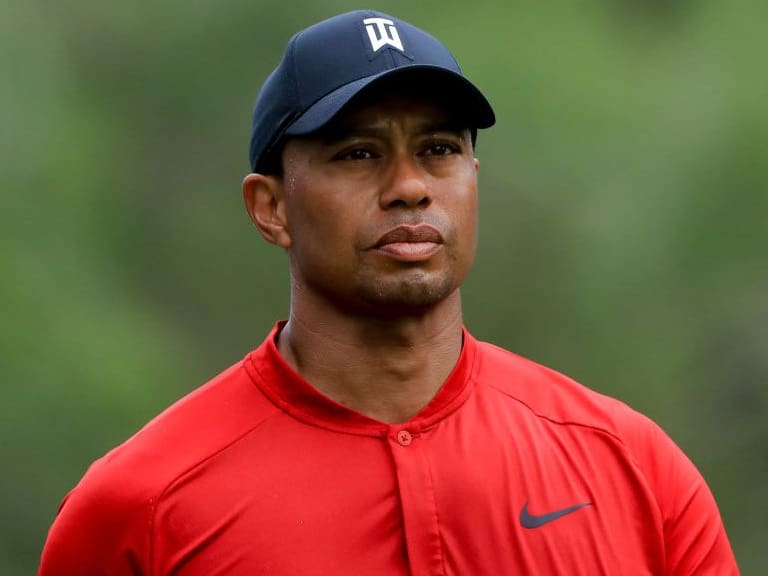 PALM HARBOR, FL - MARCH 11:  Tiger Woods looks on during the final round of the Valspar Championship at Innisbrook Resort Copperhead Course on March 11, 2018 in Palm Harbor, Florida.  (Photo by Sam Greenwood/Getty Images)