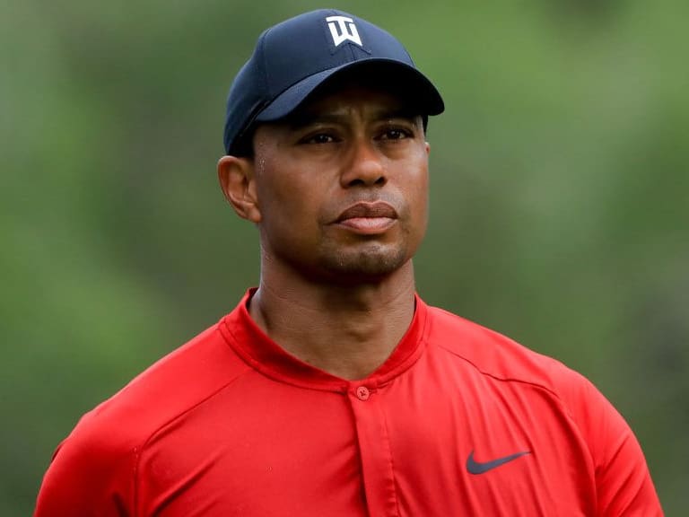 PALM HARBOR, FL - MARCH 11: Tiger Woods looks on during the final round of the Valspar Championship at Innisbrook Resort Copperhead Course on March 11, 2018 in Palm Harbor, Florida. (Photo by Sam Greenwood/Getty Images)