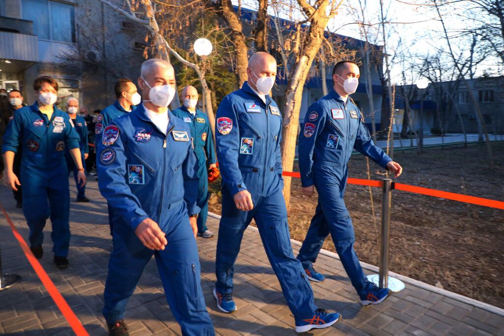 Grupo de cosmonautas que viajaron en el Soyuz