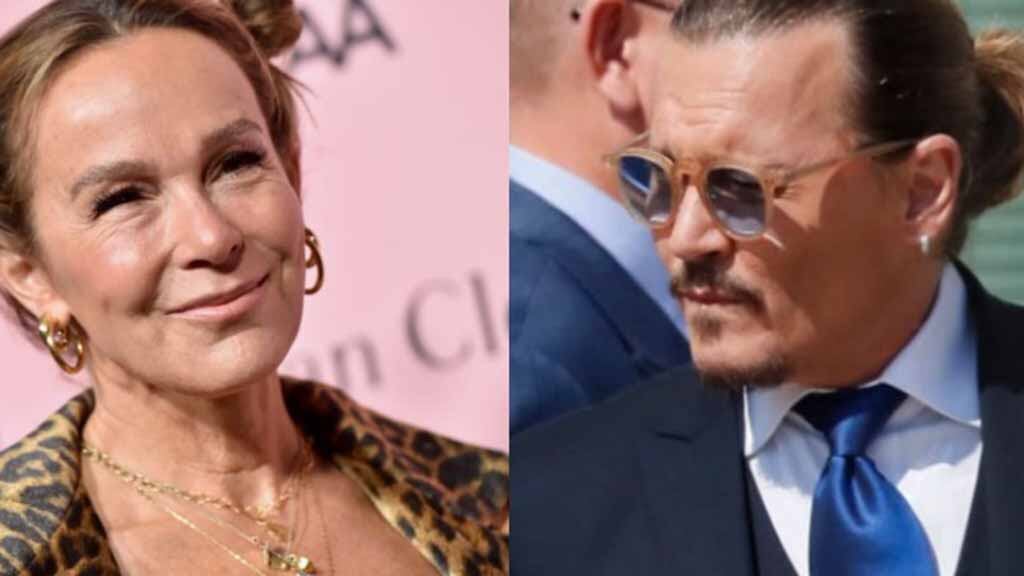 Jennifer Gray y Johnny Depp
