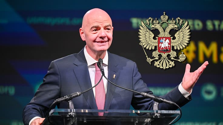 Infantino propone revisar el veto a Rusia y busca que los países no sufran en el fútbol por “los actos de sus líderes políticos”