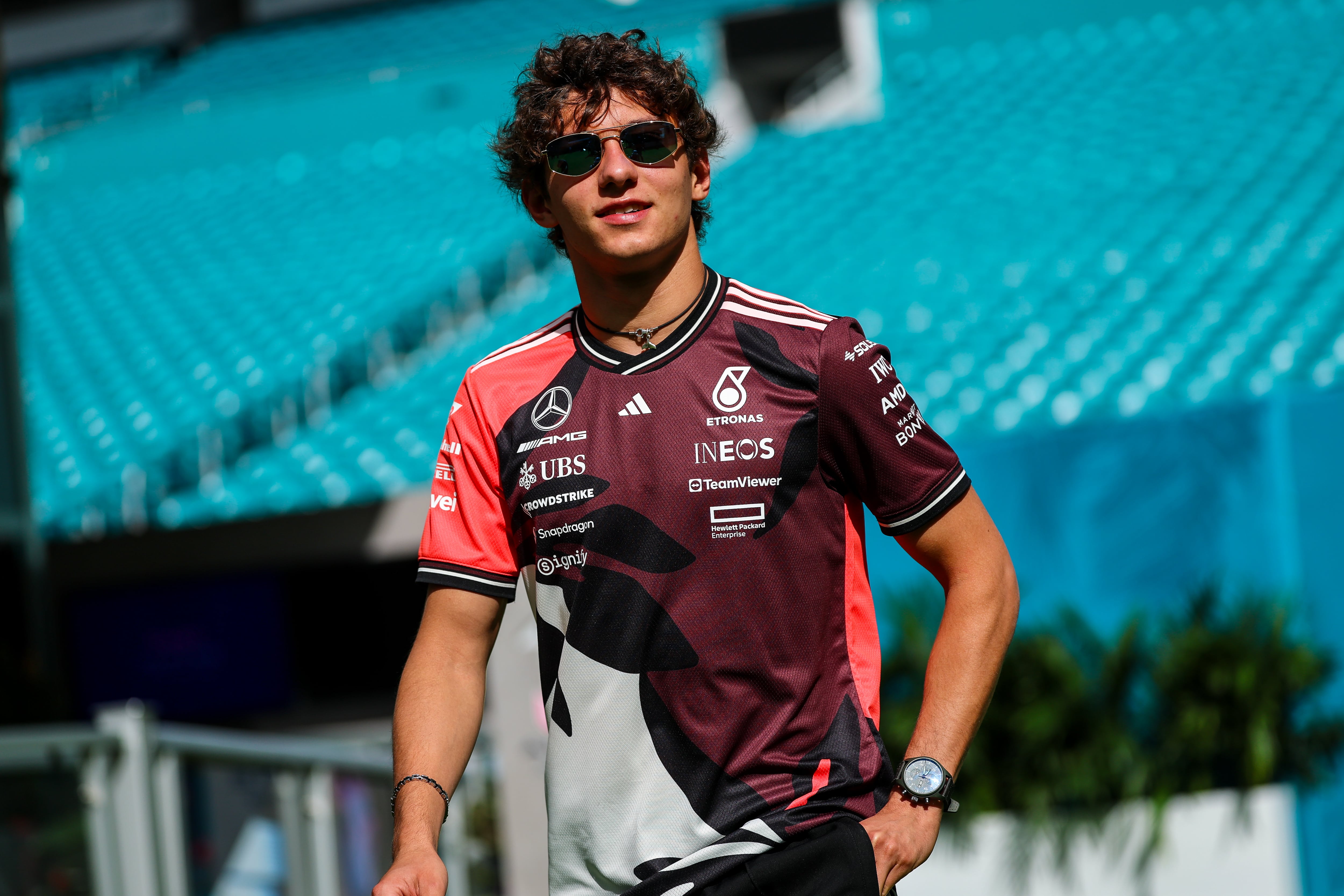 ¡Con un manejo bestial! Kimi Antonelli fue el más rápido y se quedó con la pole de la carrera Sprint del GP de Miami de F1