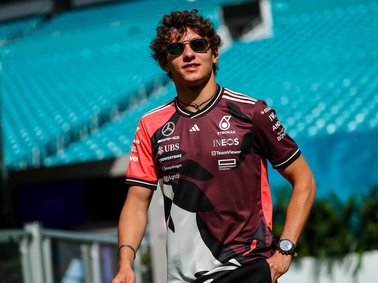 ¡Con un manejo bestial! Kimi Antonelli fue el más rápido y se quedó con la pole de la carrera Sprint del GP de Miami de F1