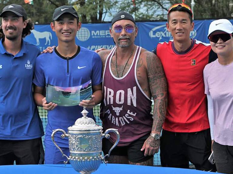 Marcelo Ríos en éxtasis tras el primer título challenger de su pupilo de 17 años: «Eres único»