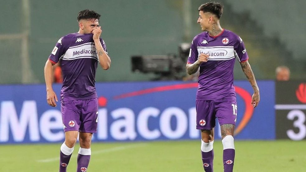 Erick Pulgar jugó 88 minutos en el debut ganador de Fiorentina por Copa Italia