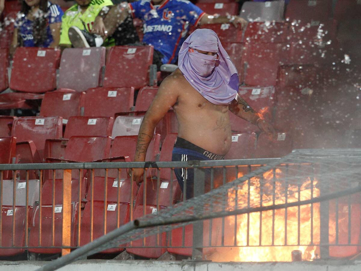 Impresentable: así quedó el Estadio Nacional tras los graves incidentes que provocaron hinchas de la U ante Audax