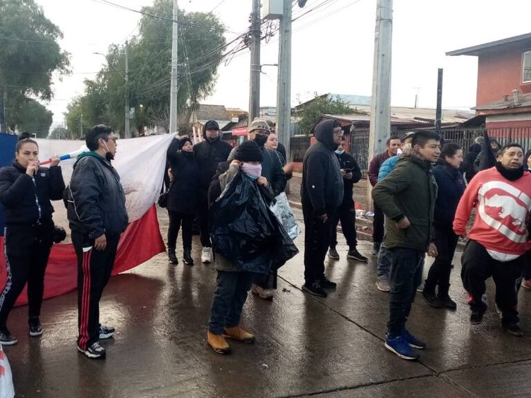 Protesta de feriantes en Maipú