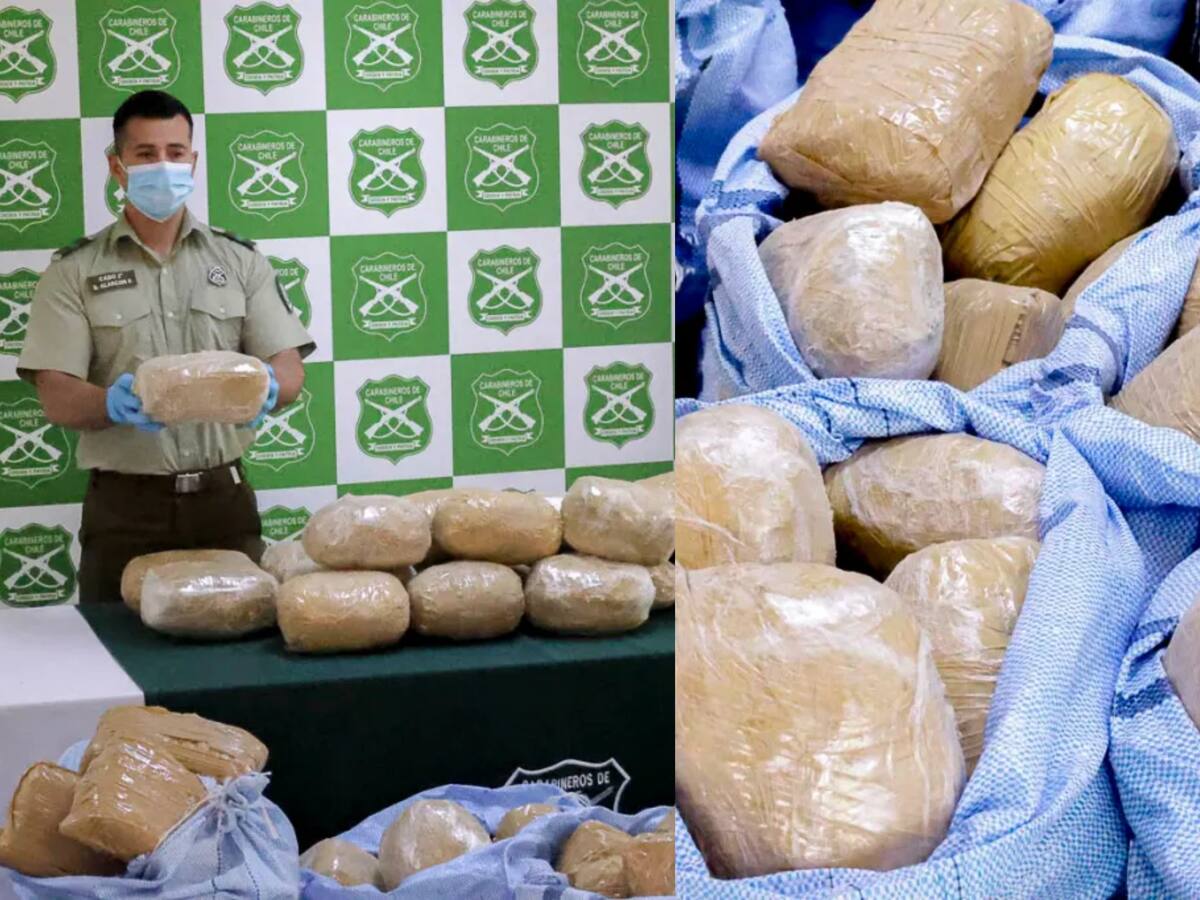 Encuentran más de 300 kilos de marihuana en frontera con Argentina: millonario cargamento estaba abandonado en un automóvil