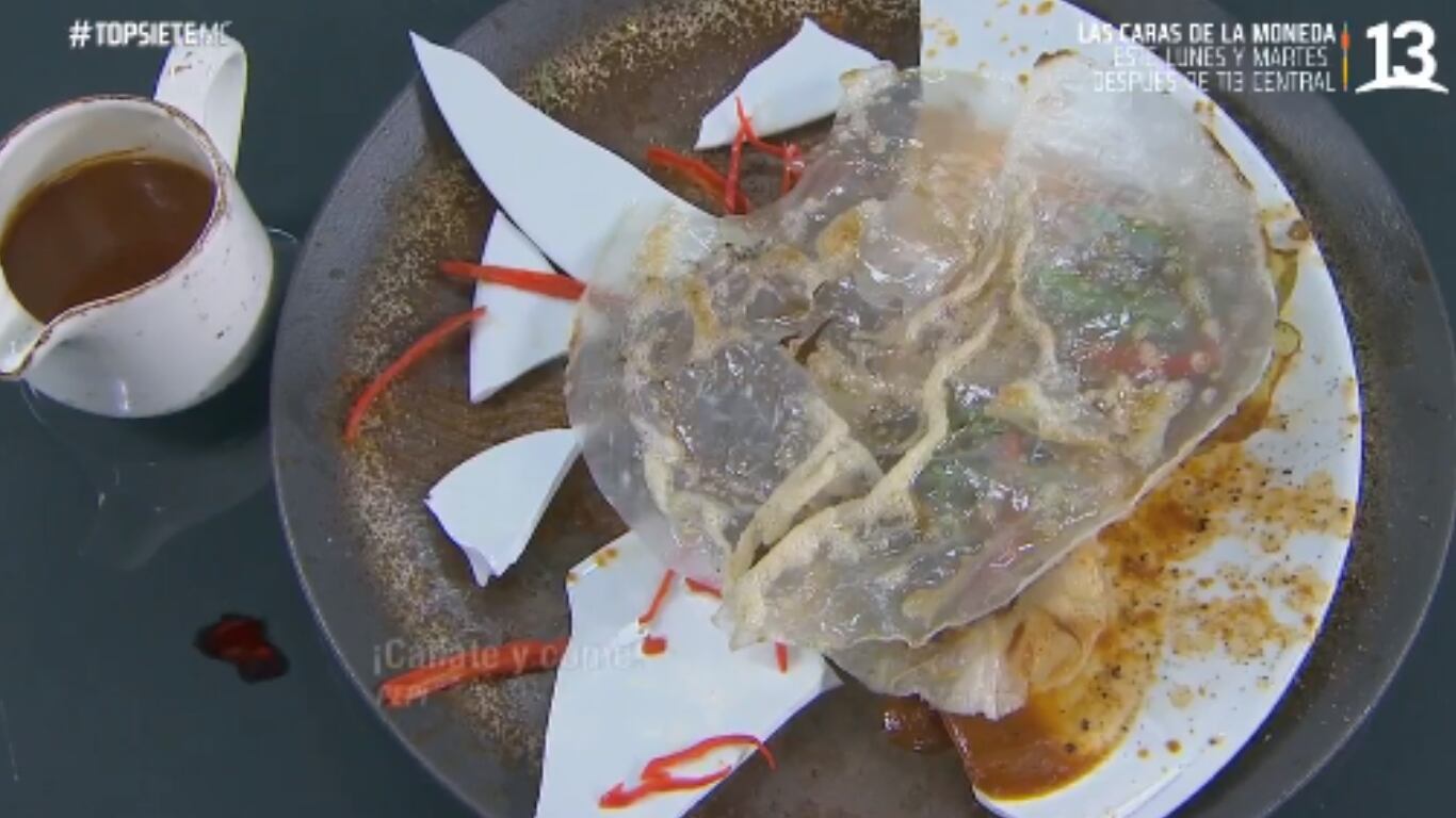 Pepi Velasco sorprendió con un plato roto en MasterChef Celebrity