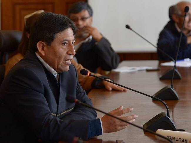 El actual vicepresidente boliviano David Choquehuanca