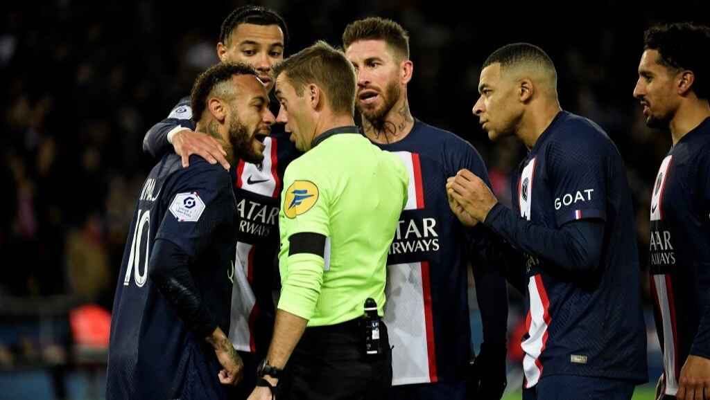 Neymar es expulsado en su primer partido por el PSG tras Qatar 2022