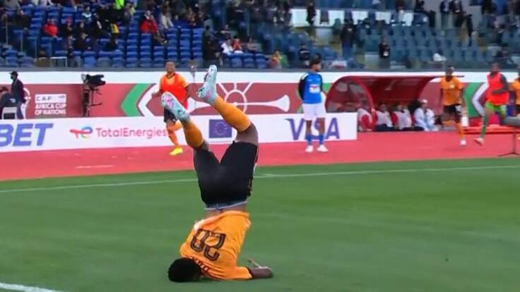 Insólito: jugador se habría lesionado por festejar un gol agónico en la Copa Africana de Naciones