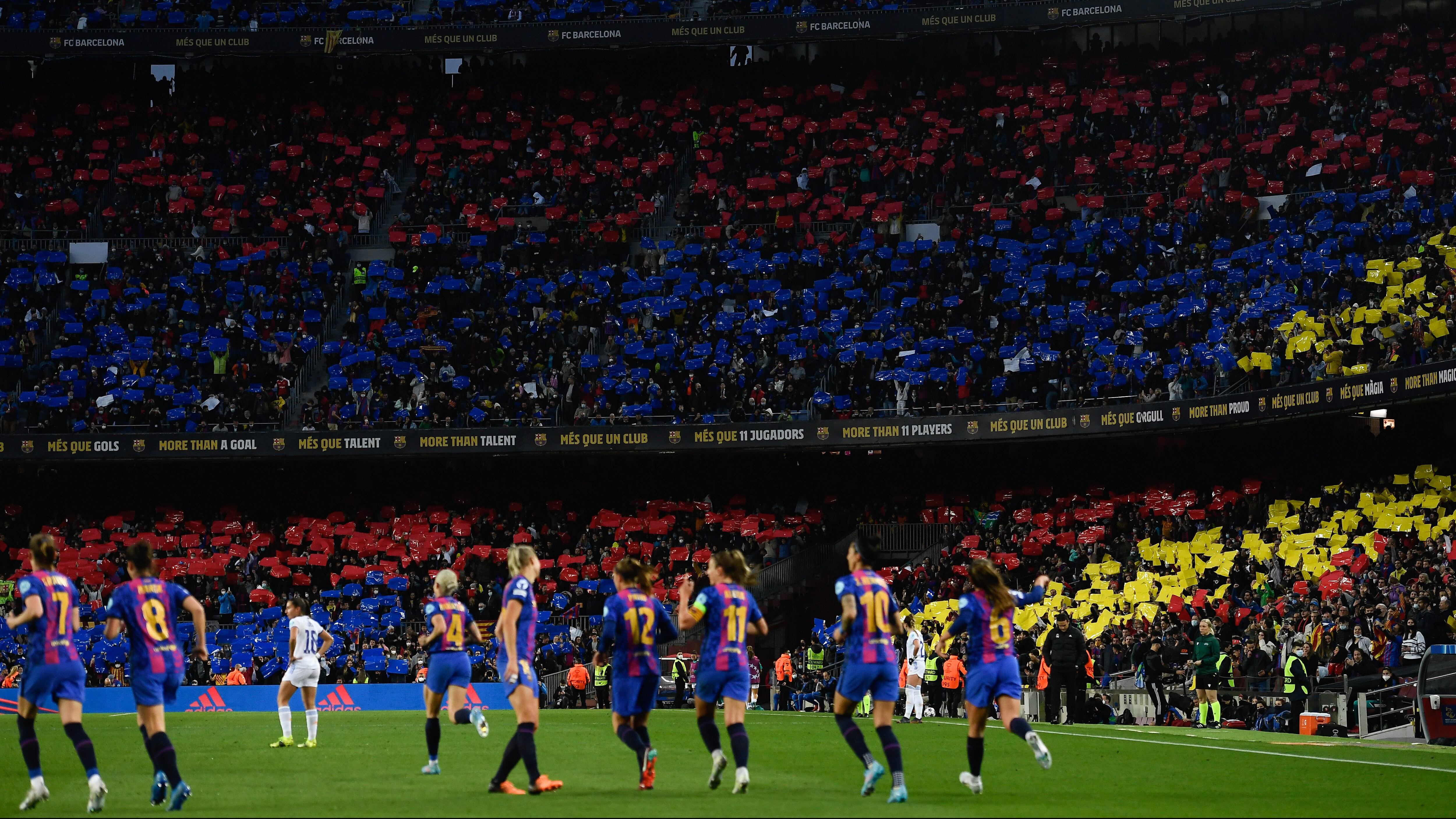 Barcelona y Real Madrid batieron récord de asistencia en fútbol femenino
