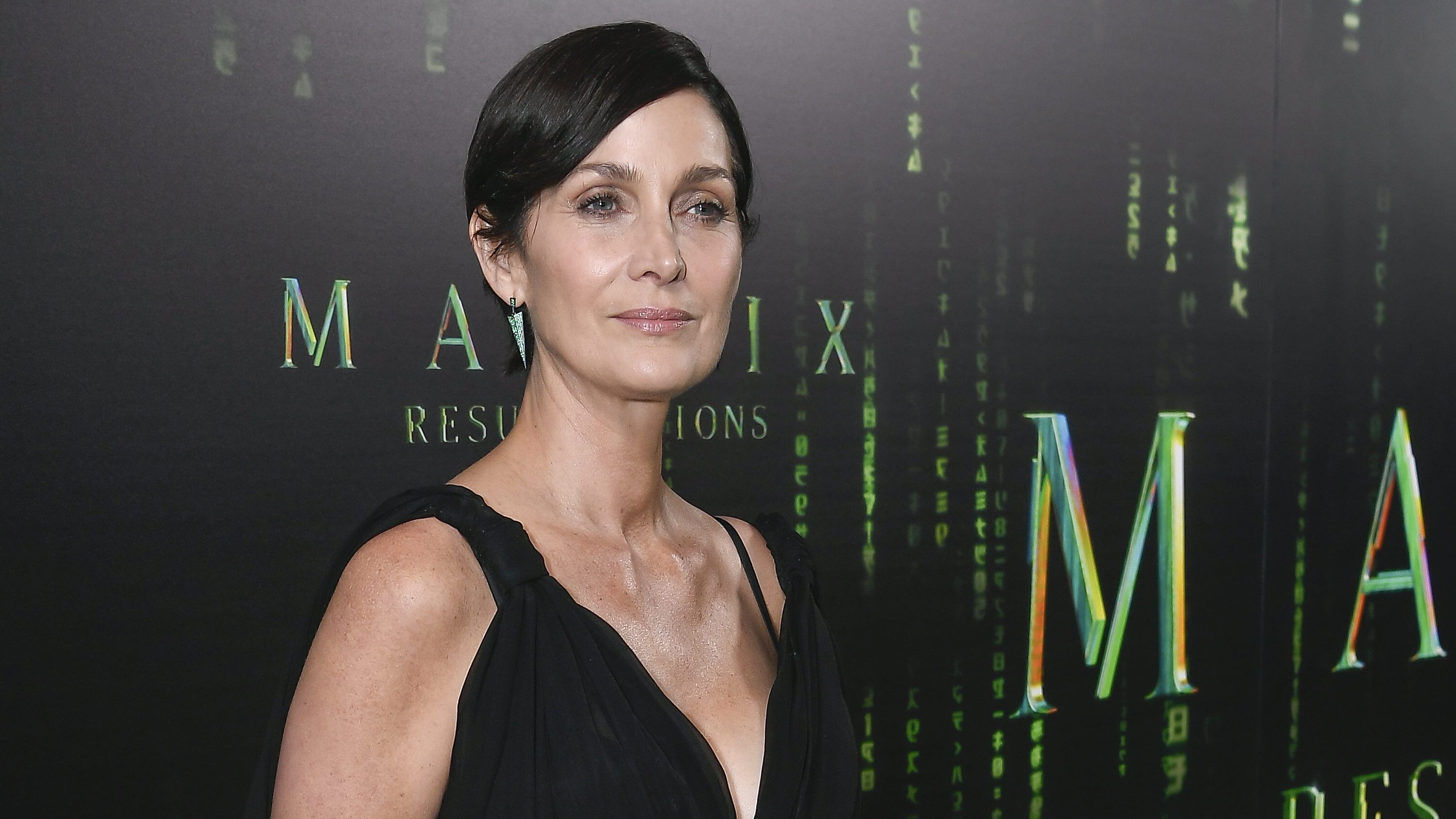 SAN FRANCISCO, CALIFORNIA - DECEMBER 18: Actress Carrie-Anne Moss attends "The Matrix Resurrections" Red Carpet U.S. Premiere Screening at The Castro Theatre on December 18, 2021 in San Francisco, California. (Photo by Steve Jennings/Getty Images)