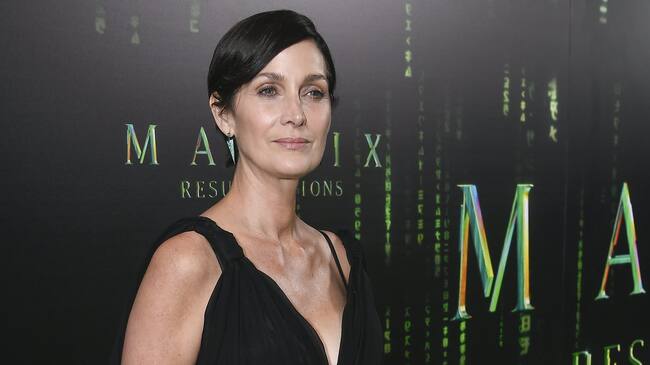 SAN FRANCISCO, CALIFORNIA - DECEMBER 18: Actress Carrie-Anne Moss attends "The Matrix Resurrections" Red Carpet U.S. Premiere Screening at The Castro Theatre on December 18, 2021 in San Francisco, California. (Photo by Steve Jennings/Getty Images)