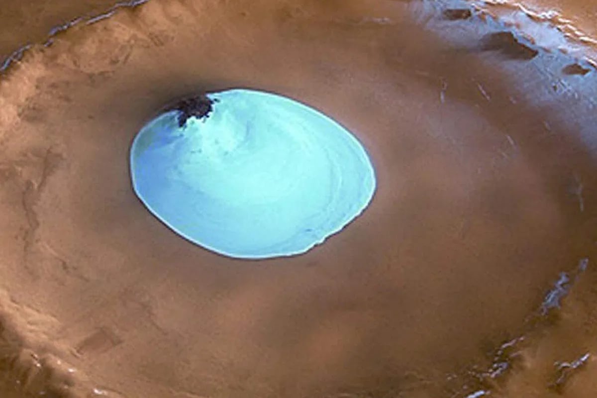 Agua en Marte