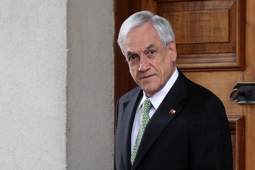 Presidente Sebastian Piñera en La Moneda
