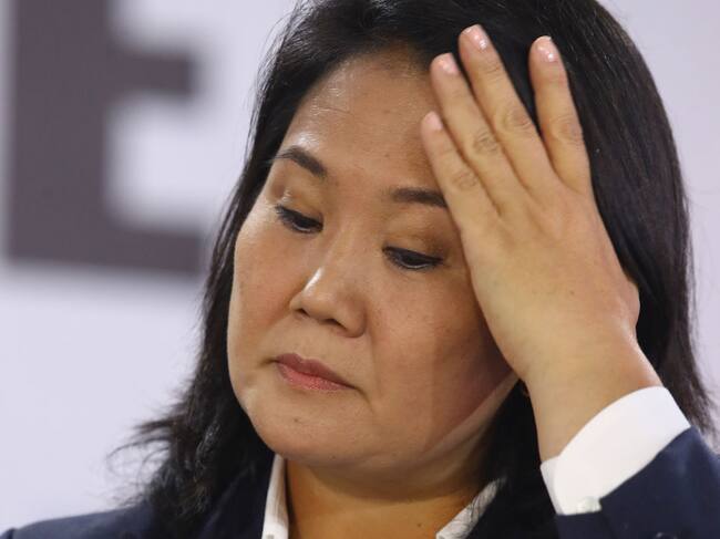 La derrotada candidata presidencial peruana Keiko Fujimori