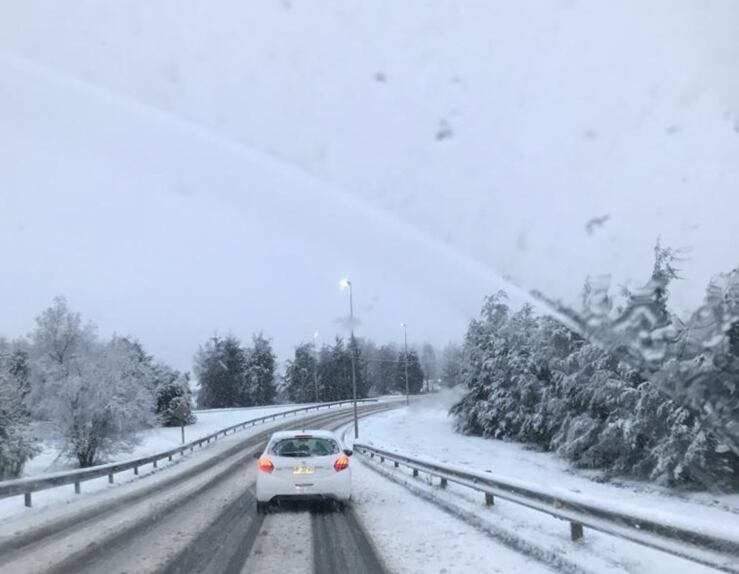 Nieve en la Araucanía